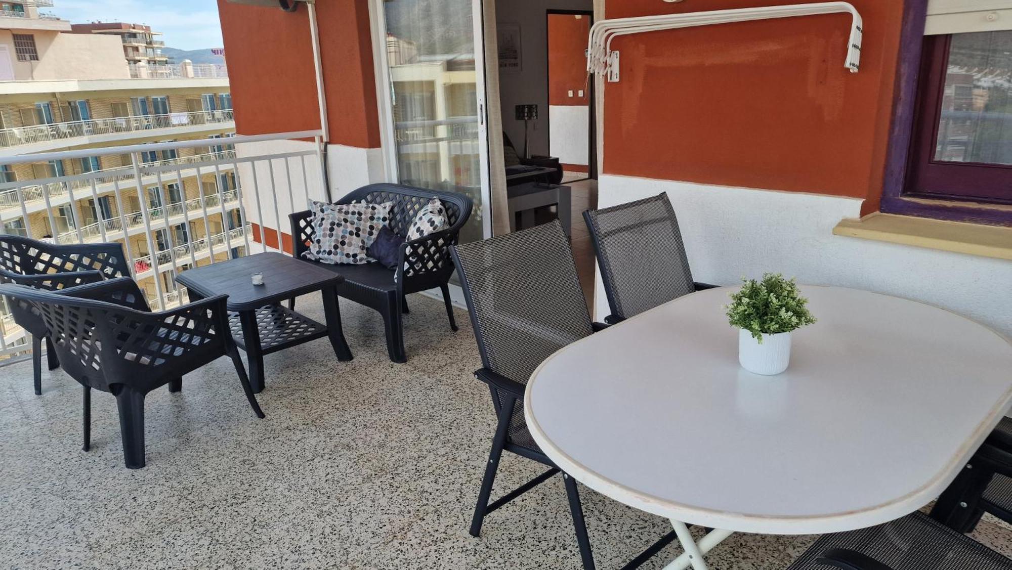 贝尼卡西姆Apartamento De 1 Habitacion Frente Al Mar Y Con Piscina公寓 外观 照片
