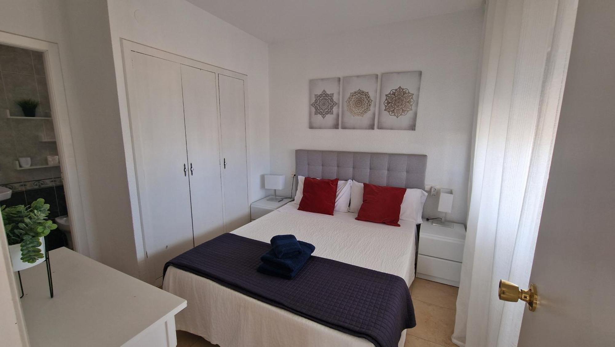 贝尼卡西姆Apartamento De 1 Habitacion Frente Al Mar Y Con Piscina公寓 外观 照片