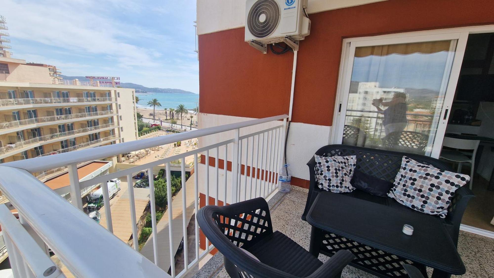 贝尼卡西姆Apartamento De 1 Habitacion Frente Al Mar Y Con Piscina公寓 外观 照片